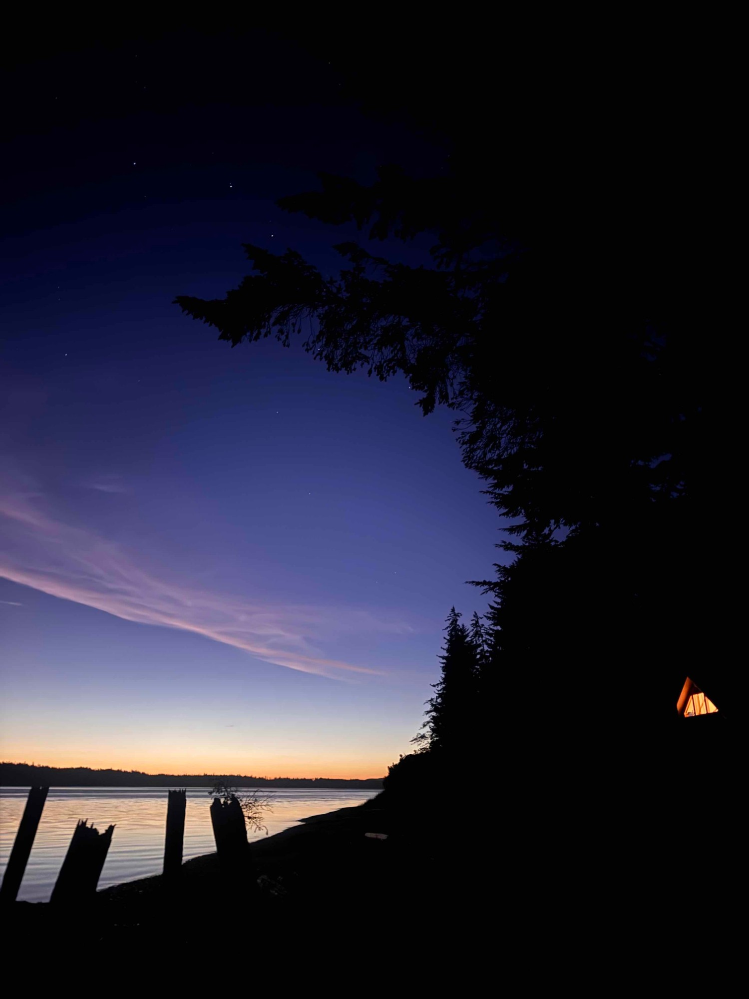 Haida Gwaii at dusk