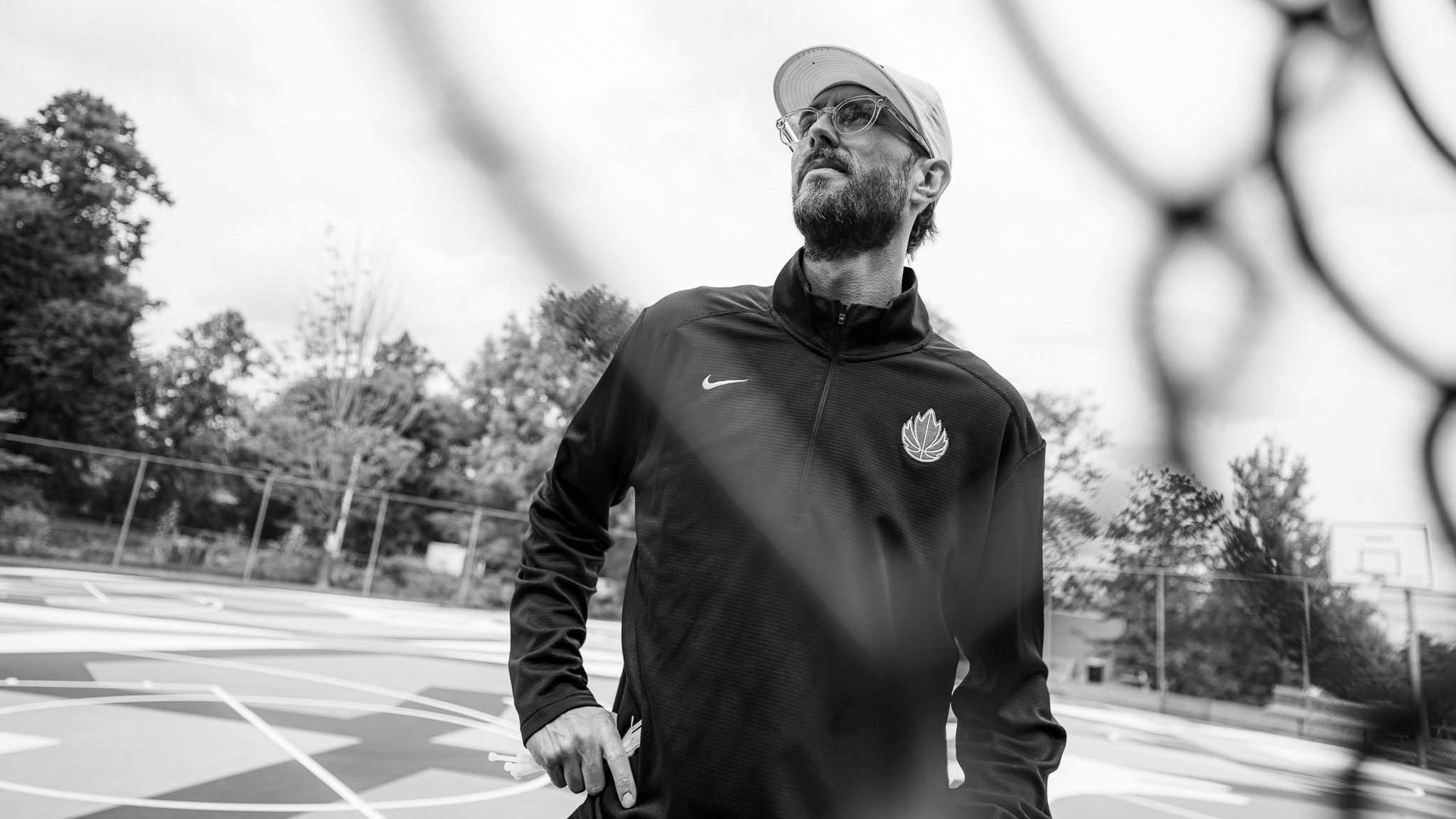 Ian Patterson on court