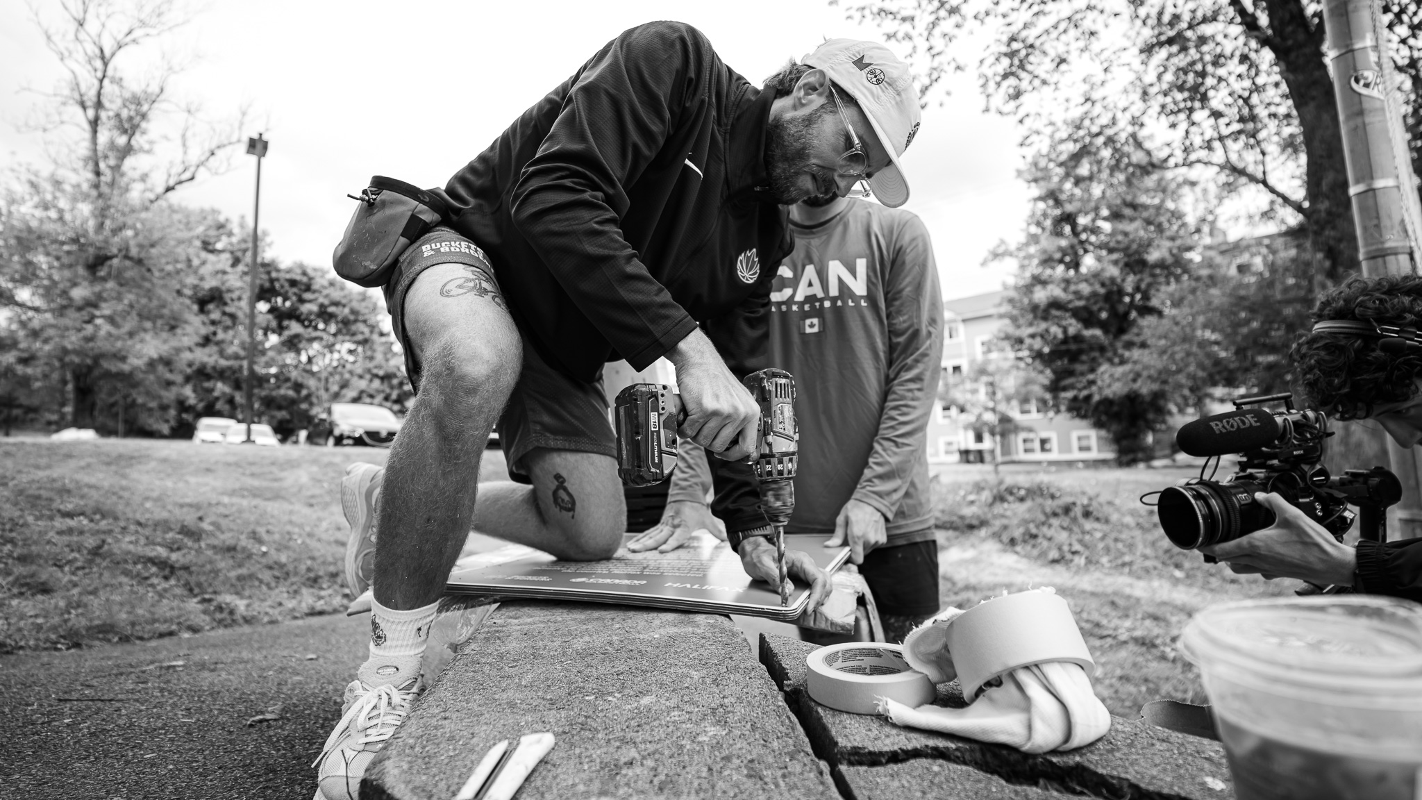 On site installation with media