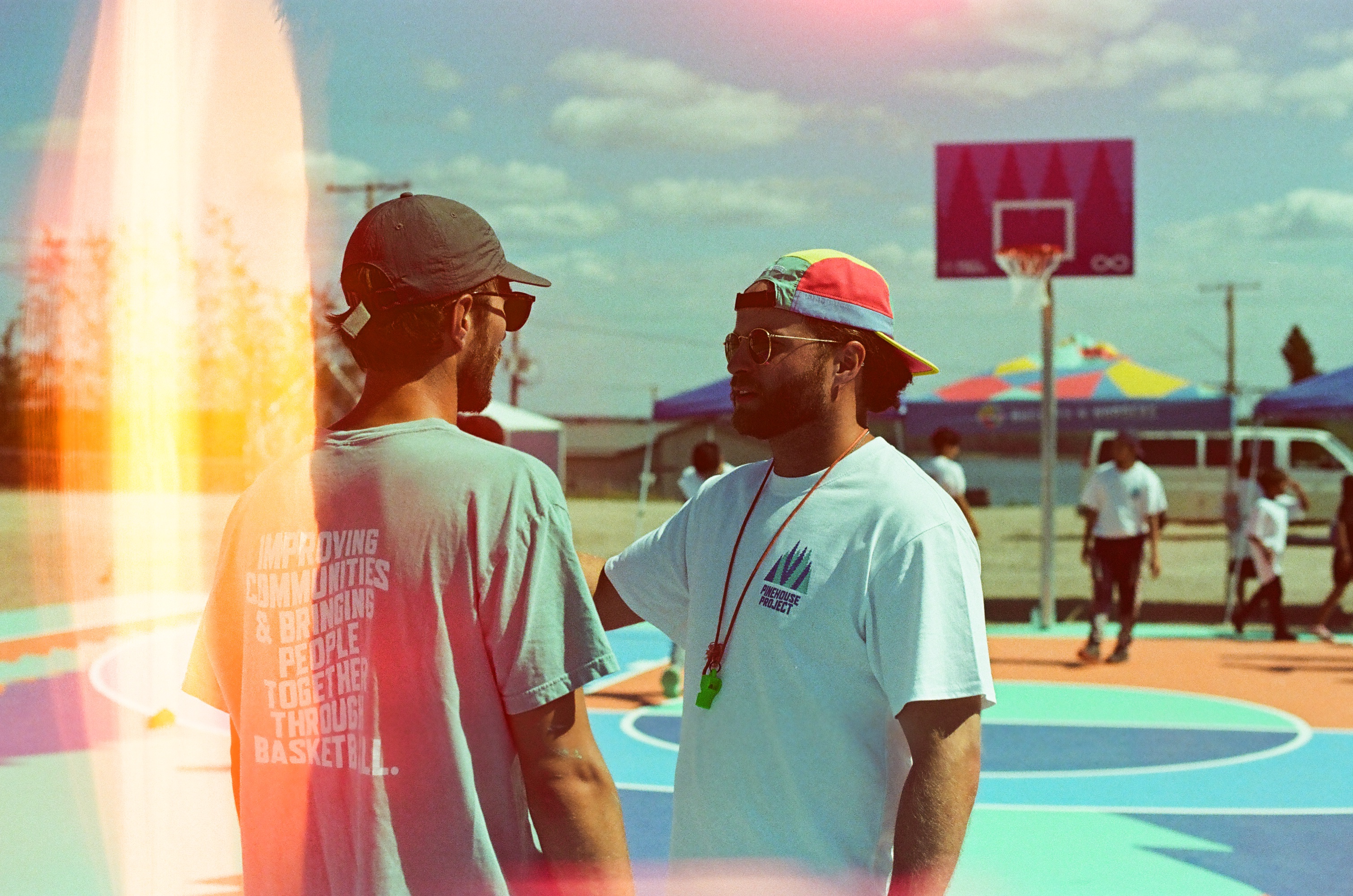 Community event on a B&B court